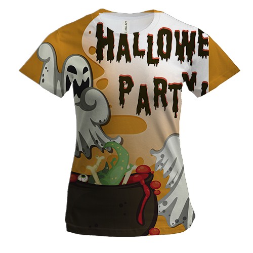 Жіноча 3D футболка Party Halloween