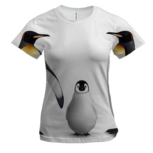 Жіноча 3D футболка з сім