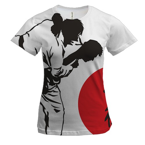 Жіноча 3D футболка Jiu Jitsu (2)