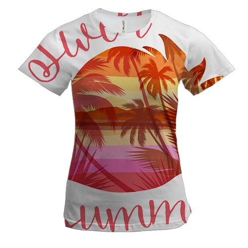Жіноча 3D футболка Sweet Summer