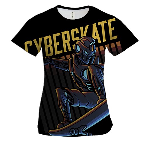 Женская 3D футболка Cyberskate