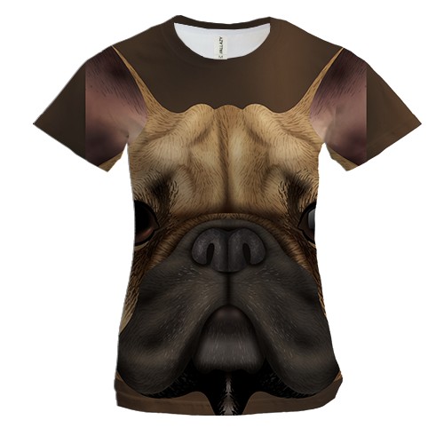 Жіноча 3D футболка з боксером