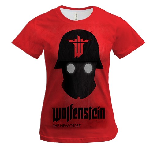 Женская 3D футболка Wolfenstein
