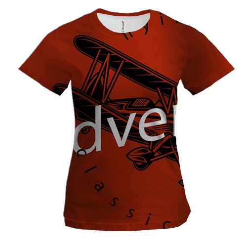 Жіноча 3D футболка Adventure