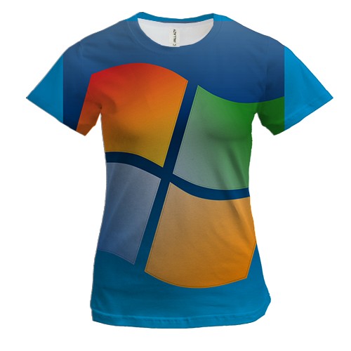 Жіноча 3D футболка з Windows