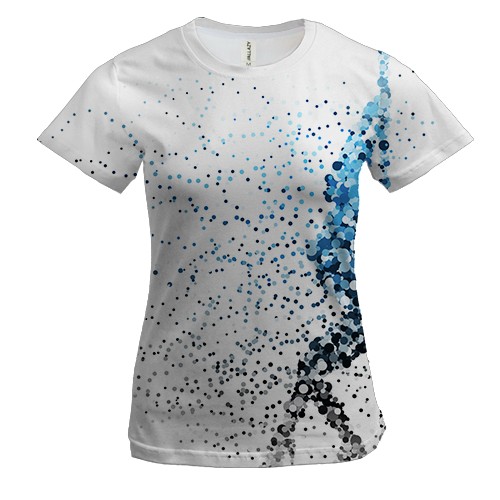 Женская 3D футболка Pole dance