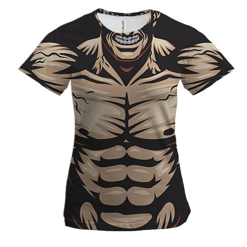 Жіноча 3D футболка з ілюстрацією торса