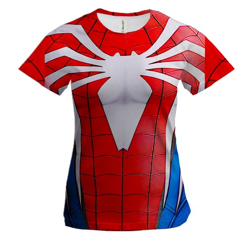 Жіноча 3D футболка з костюмом Людини Павука