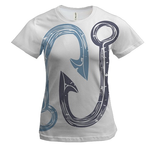 Жіноча 3D футболка с крючками