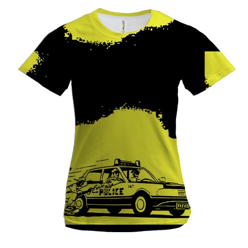Жіноча 3D футболка F*ck The Police