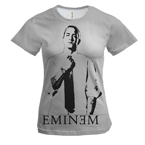 Женская 3D футболка Eminem