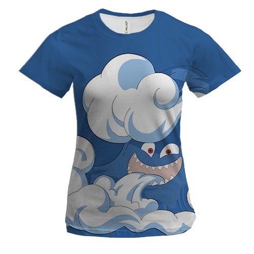 Жіноча 3D футболка зі щасливою хвилею