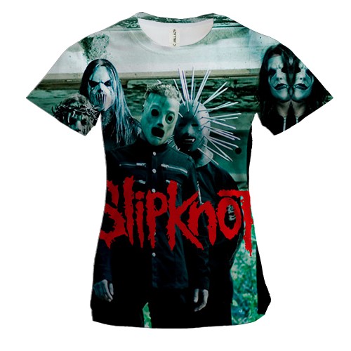 Женская 3D футболка Slipknot