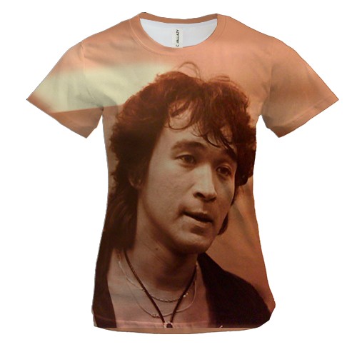 Жіноча 3D футболка з Віктором Цоєм