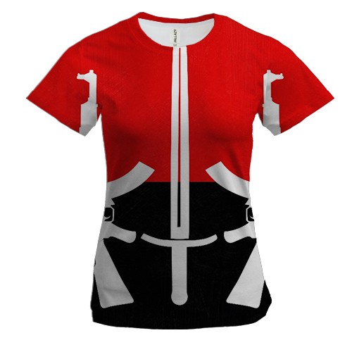 Жіноча 3D футболка с Правым сектором и гербом