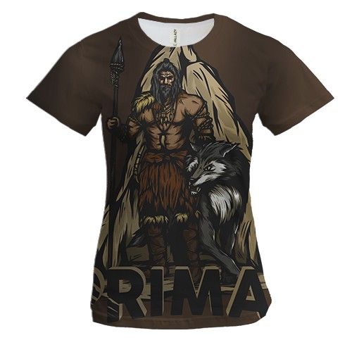 Жіноча 3D футболка Primal