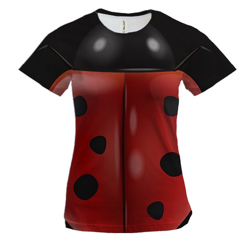 Жіноча 3D футболка з сонечком