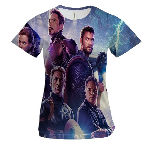 Жіноча 3D футболка з Месниками