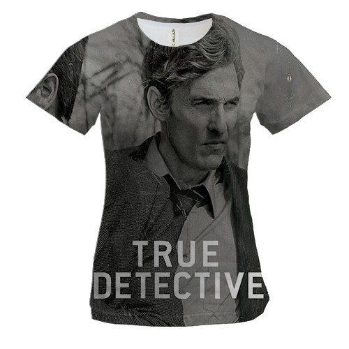 Жіноча 3D футболка True Detective