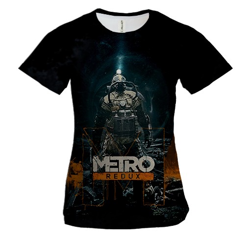 Женская 3D футболка Metro - Redux