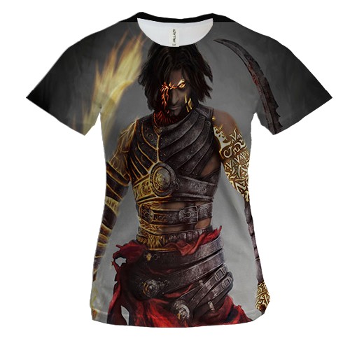Женская 3D футболка Prince of Persia