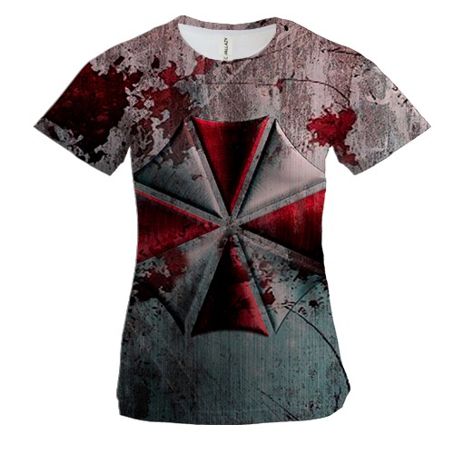Жіноча 3D футболка umbrella corporation