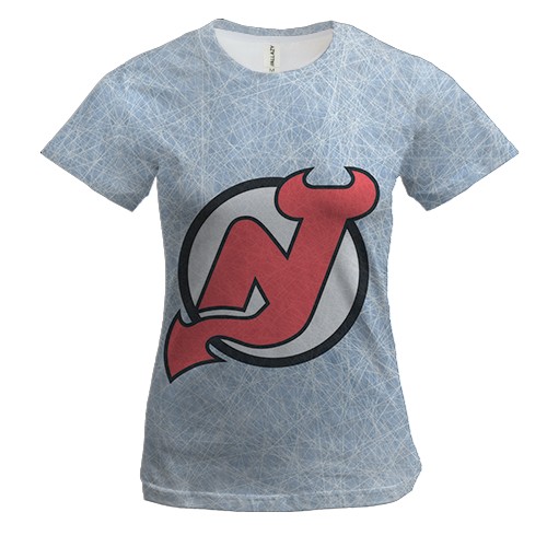 Женская 3D футболка New Jersey Devils