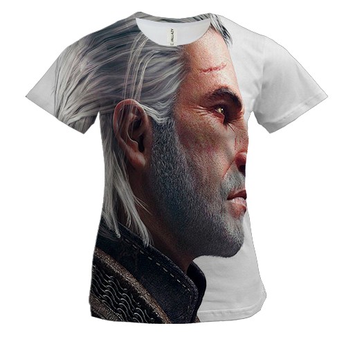 Жіноча 3D футболка Witcher 3 - Wild Hunt (Геральт)