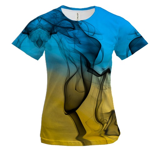 Жіноча 3D футболка Димок