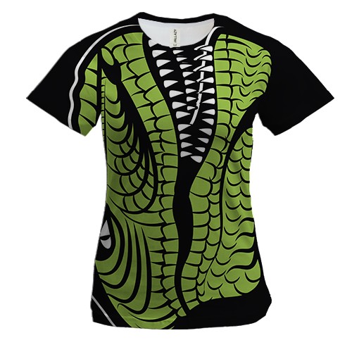 Женская 3D футболка с доберманом