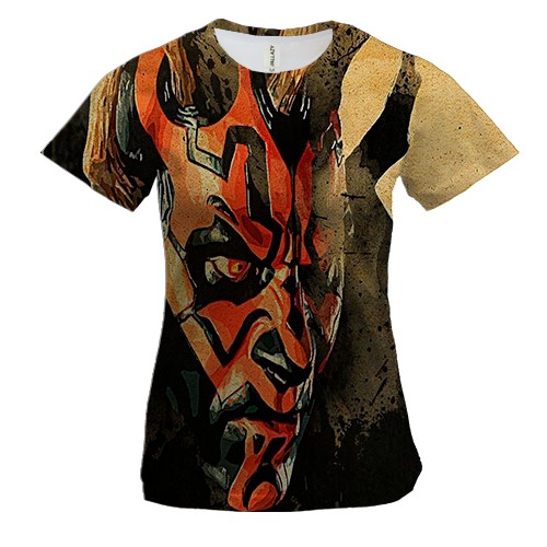 Женская 3D футболка с Дартом Молом (Звездные войны)