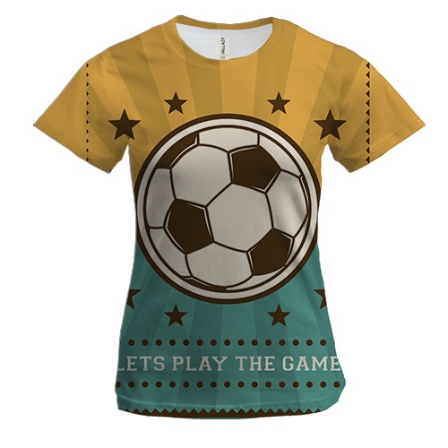 Жіноча 3D футболка Let