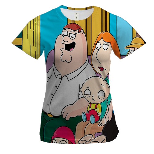 Жіноча 3D футболка Гріффіни (Family Guy)