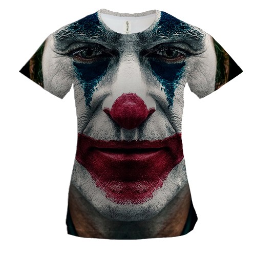 Женская 3D футболка с Джокером