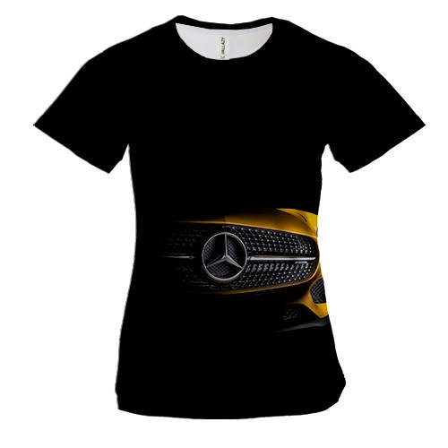 Жіноча 3D футболка Mercedes-Benz Car