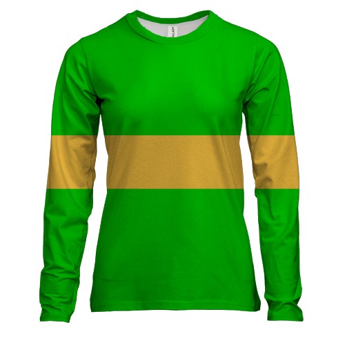 Женский 3D лонгслив Undertale - ЧАРА (CHARA)