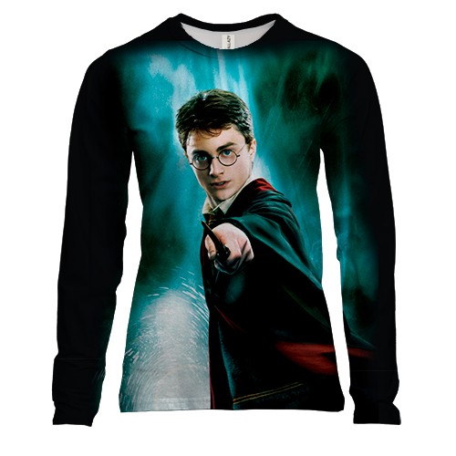 Жіночий 3D лонгслів Гаррі Поттер