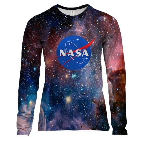 Жіночий 3D лонгслів NASA
