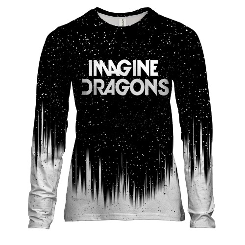 Женский 3D лонгслив Imagine Dragons (2)