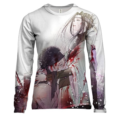Женский 3D лонгслив Naruto characters 32
