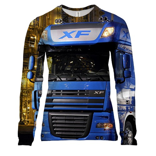 Женский 3D лонгслив DAF XF