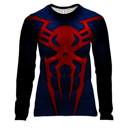 Жіночий 3D лонгслів "Костюм Людина-павук 2099"