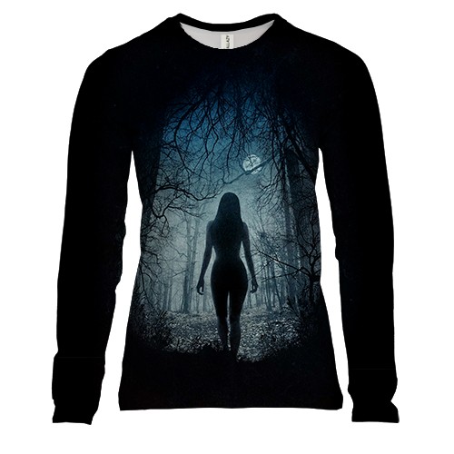 Женский 3D лонгслив The Witch (Ведьма)