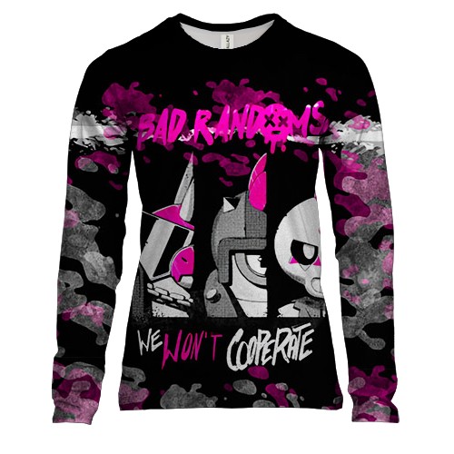 Женский 3D лонгслив Brawl Stars - Bad Randoms