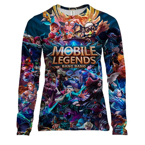 Жіночий 3D лонгслів Mobile Legends: Bang Bang