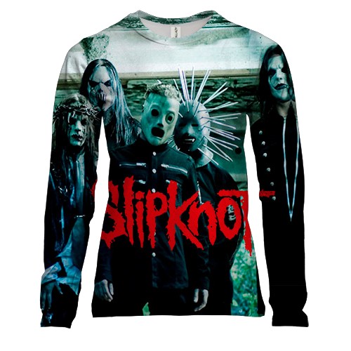 Женский 3D лонгслив Slipknot