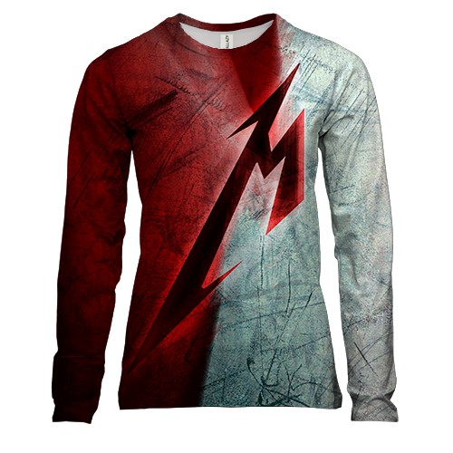 Женский 3D лонгслив Metallica