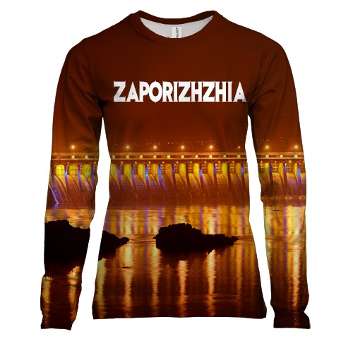 Женский 3D лонгслив Запорожье
