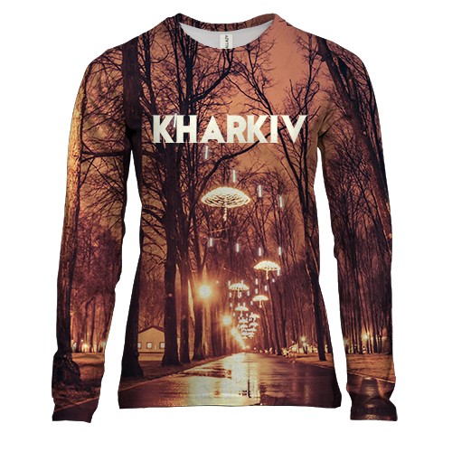 Женский 3D лонгслив Харьков