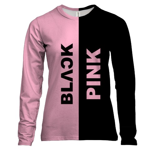 Жіночий 3D лонгслів BLACKPINK